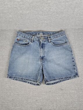 Vtg Ralph Lauren Polo Jeans Co. 5" Weekender Shorts Blue Womens Sz 10
